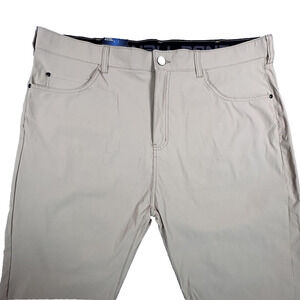 Denali Travel Pant Mens 40x30 Delta Khaki Straight Fit Stretch UPF 50 Easy New